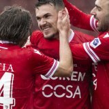 Kololli félicité après son but KEYSTONE/ENNIO LEANZA